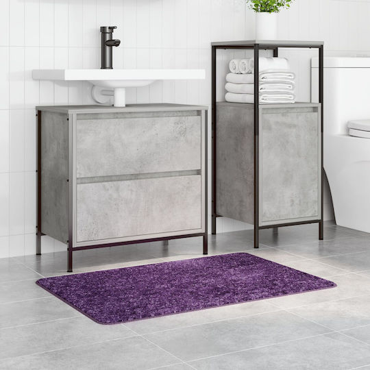 vidaXL Antiderapant Covoraș de Baie Microfibra 4019842 Purple 60x90buc