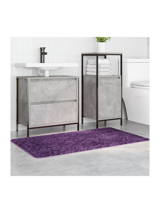 vidaXL Αντιολισθητικό Πατάκι Μπάνιου Microfiber 4019852 Μπλε 70x120εκ.