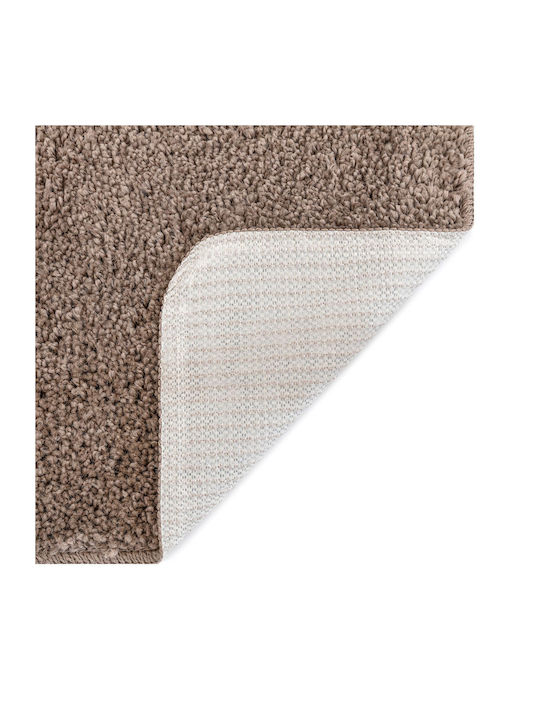 vidaXL Non-Slip Bath Mats Set Cotton 4019857 Coffee 2pcs