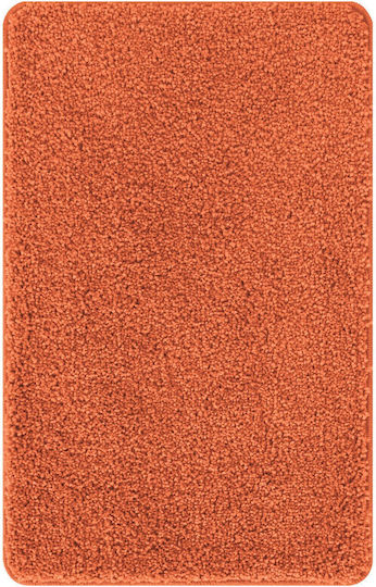 vidaXL Non-Slip Bath Mat Cotton 4019831 Orange 50x80cm