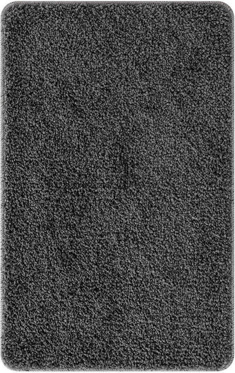 vidaXL Non-Slip Bath Mat Microfiber 4019824 Dark Grey 50x80cm