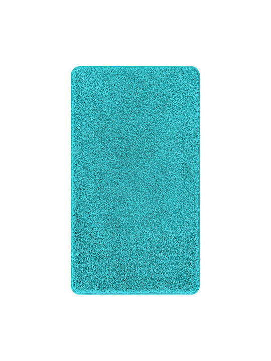 vidaXL Non-Slip Bath Mat Microfiber 4019850 Turquoise 70x120cm