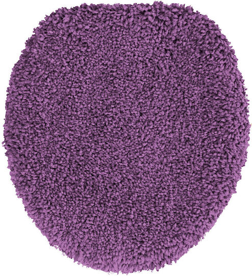 vidaXL Αντιολισθητικό Σετ Πατάκια Μπάνιου Microfiber 4019872 Μοβ 50x80εκ. 3τμχ