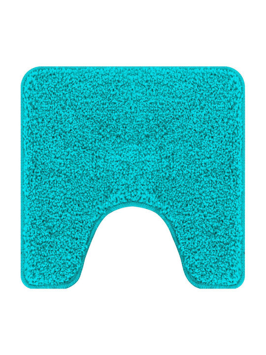 vidaXL Non-Slip Bath Mats Set Microfiber 4019860 Turquoise 2pcs
