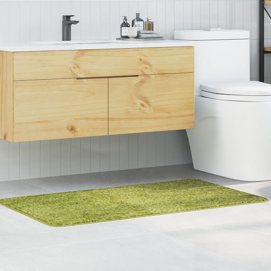 vidaXL Non-Slip Bath Mat Cotton 4019849 Green 70x120cm