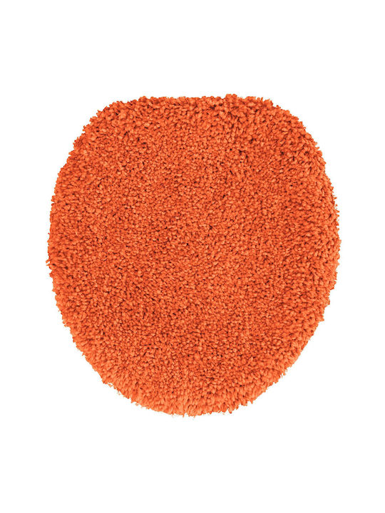 vidaXL Non-Slip Bath Mats Set Microfiber 4019871 Orange 3pcs