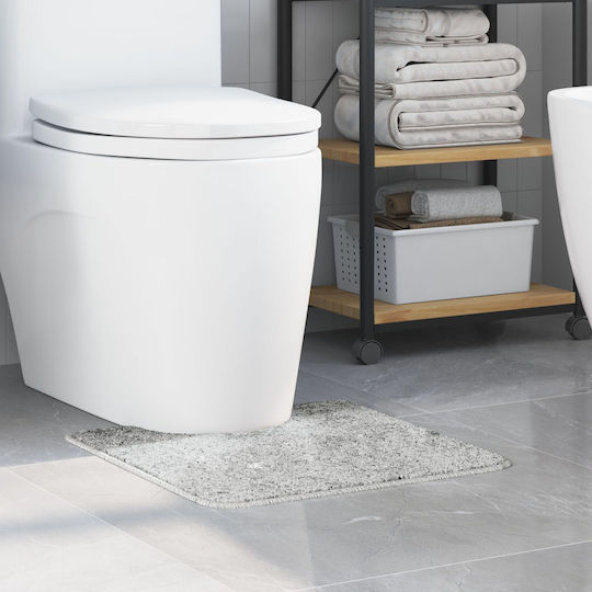 vidaXL Non-Slip Bath Mat Toilet 4019815 Grey 50x50cm