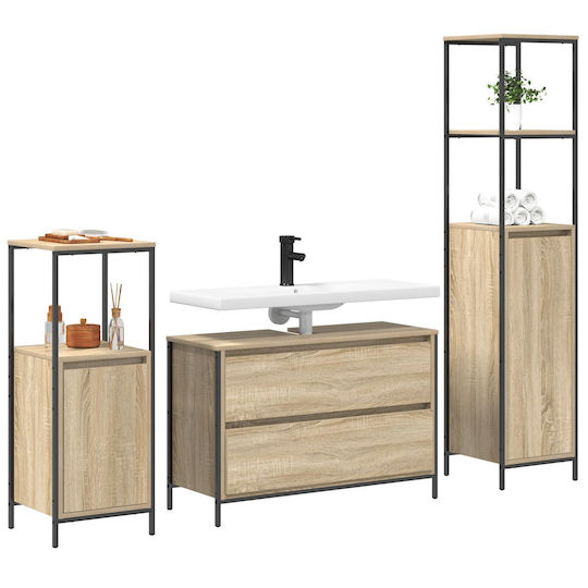 vidaXL Πάγκος χωρίς Νιπτήρα Μ90xΒ34.5xΥ60cm Σονόμα