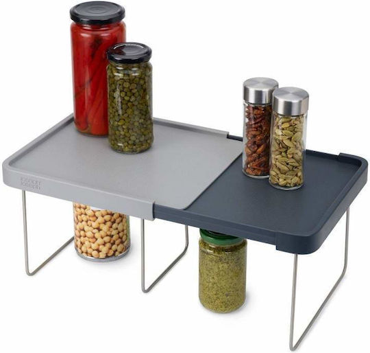Raft Pentru Dulap Din Plastic 25.5x21.5x16.2cm Gri