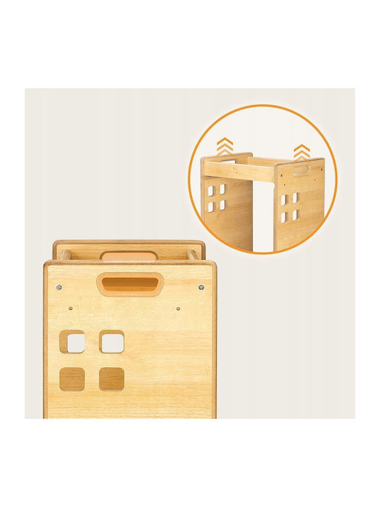 Learning Tower made of Wood White Lionelo