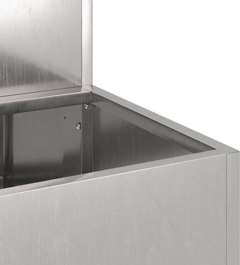 vidaXL Pot Metallic 100x60x45cm.