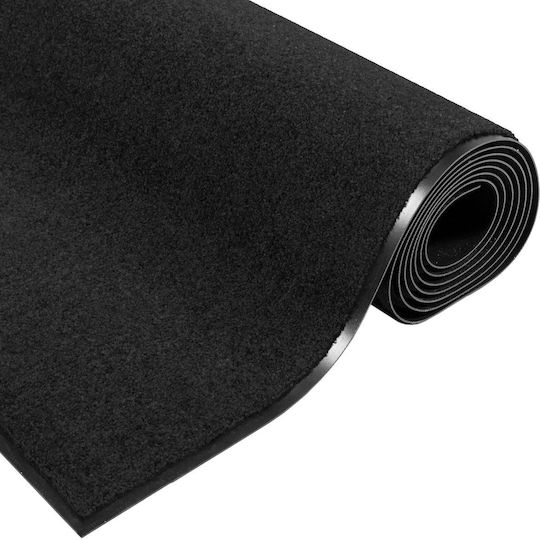 vidaXL Anti-slip Rug Outdoor Rectangular Black
