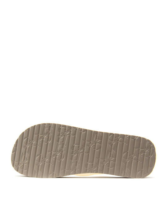 Frauen Flip Flops mit Plattform in Gray Farbe