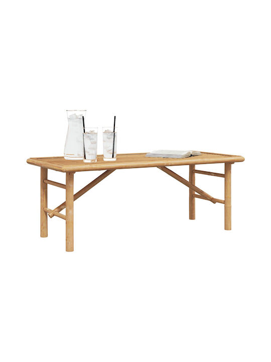Masa Masa de lounge pentru spații exterioare de bambus 110x50x43buc