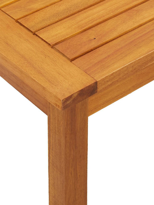 Sitting Room Table for Small Outdoor Spaces Made of Acacia Acacia 45x45x38cm