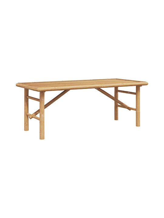 Masa Masa de lounge pentru spații exterioare de bambus 110x50x43buc