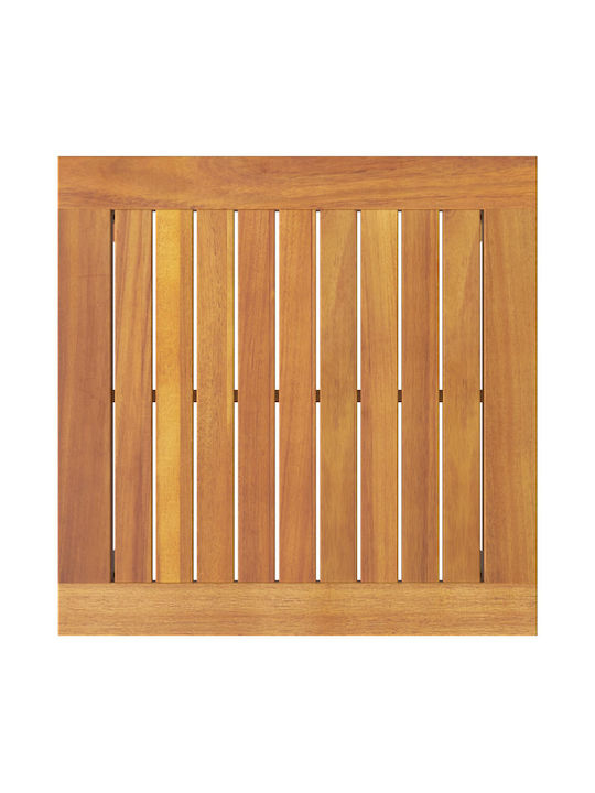 Sitting Room Table for Small Outdoor Spaces Made of Acacia Acacia 45x45x38cm
