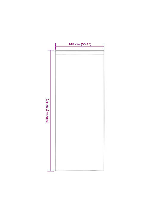 vidaXL Σετ Κουρτίνες με Τιράντες Κίτρινες 140x260εκ.