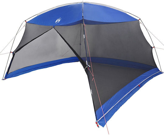 vidaXL Καλοκαιρινή Σκηνή Camping Μπλε για 5 Άτομα 380x380x225εκ.