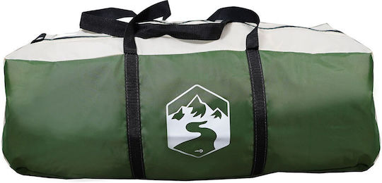 vidaXL Summer Camping Tent Tunnel Green For 6 People 721x335x212cm