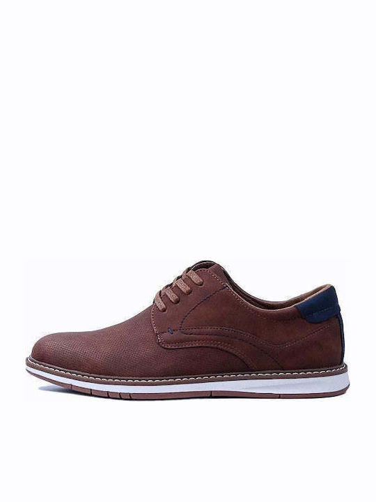 Men's Synthetic Leather Casual Shoes Blue
