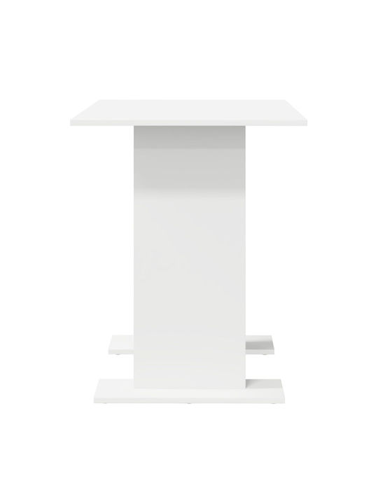 Table Dining Room Wooden White 110x60x75cm