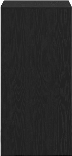 Quadratischer Bar-Tisch Holz Schwarz Eiche 51x50x103,5cm