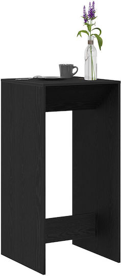 Quadratischer Bar-Tisch Holz Schwarz Eiche 51x50x103,5cm