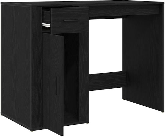 Schreibtisch Holz Black Oak 100x49x75cm