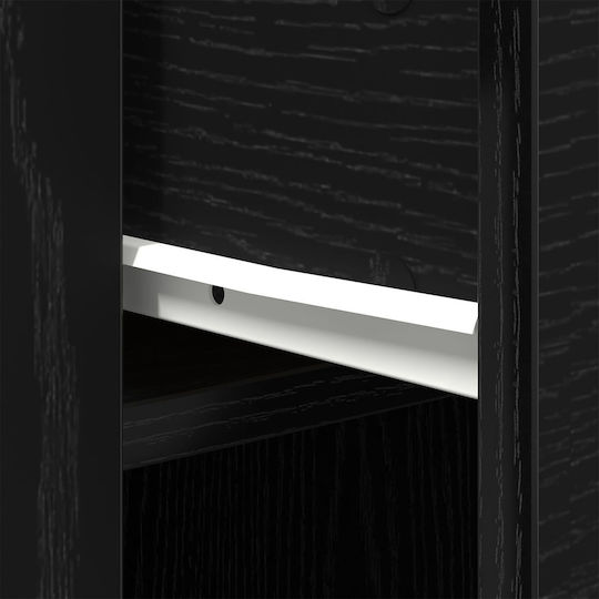Schreibtisch Holz Black Oak 100x49x75cm