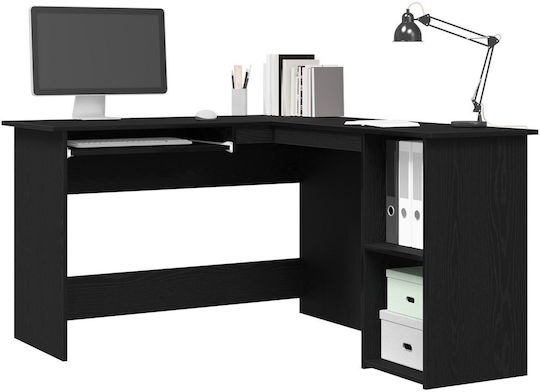 Ecke Schreibtisch Holz Black Oak 120x140x75cm