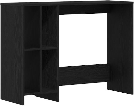 Γραφείο Ξύλινο Μαύρο Δρυς 102.5x35x75εκ.