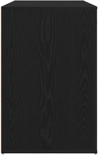 Schreibtisch Holz Black Oak 100x49x75cm