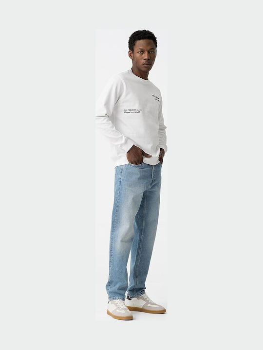 Ανδρικό Παντελόνι Τζιν με Relaxed Εφαρμογή Light Blue