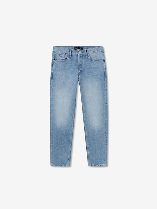 Ανδρικό Παντελόνι Τζιν με Relaxed Εφαρμογή Light Blue