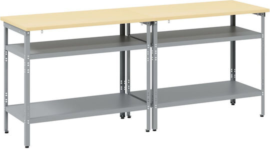 vidaXL Πάγκος Εργασίας 55x85x100cm 2τμχ 3321390