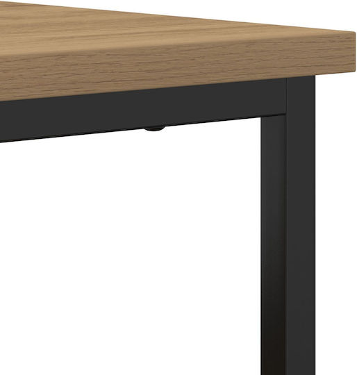 Κονσόλα από Ξύλο & Μέταλλο Artisan Oak Μ100xΠ35xΥ80εκ.