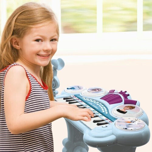 Lexibook Disney Frozen Ηλεκτρονικό Πληκτρολόγιο Κάθισμα Μικρόφωνο Mp3 Player 25.k707fz