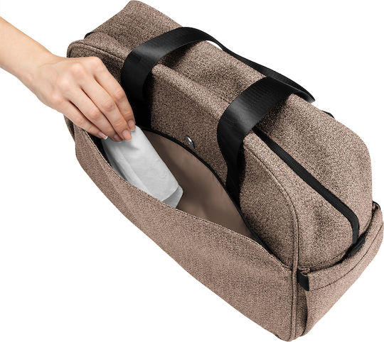 Kikka Boo Shoulder/Hand Diaper Bag Chelsea Beige 44x28x16cm.