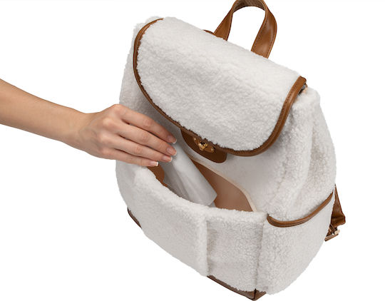 Kikka Boo Τσάντα Μαιευτηρίου Ώμου/Χειρός Mama Λευκή 28x39.5x15εκ.