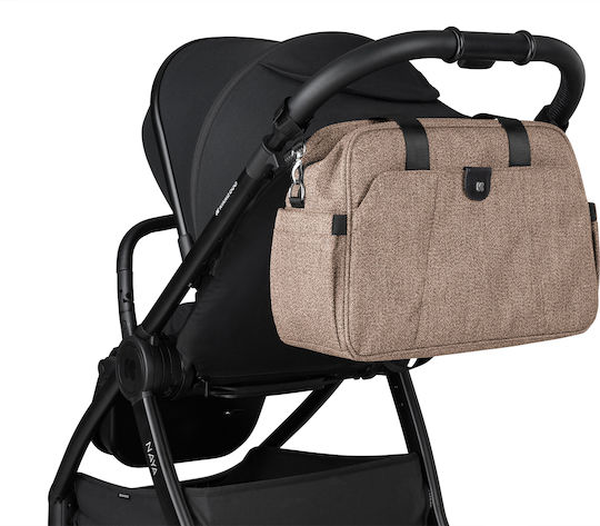Kikka Boo Shoulder/Hand Diaper Bag Chelsea Beige 44x28x16cm.