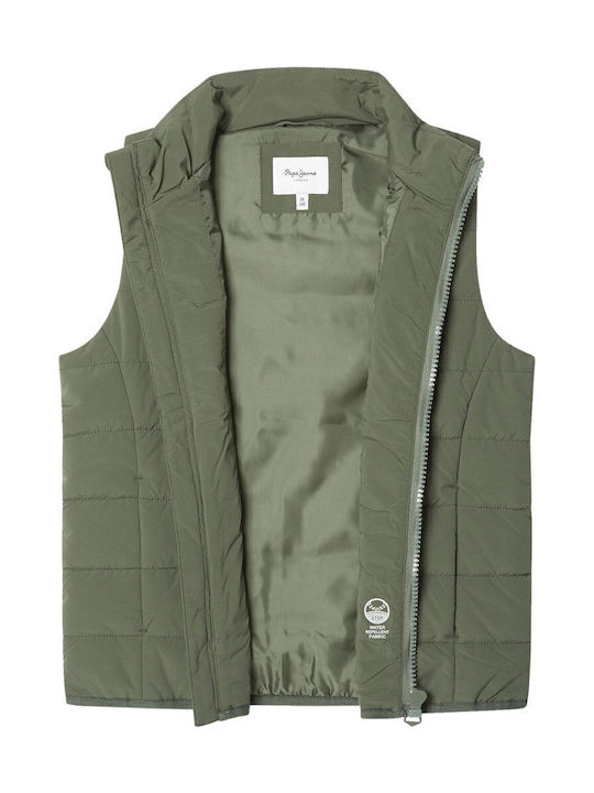 Macoy Kinderjacken & Winterjacken Lässig Ärmellos Khaki