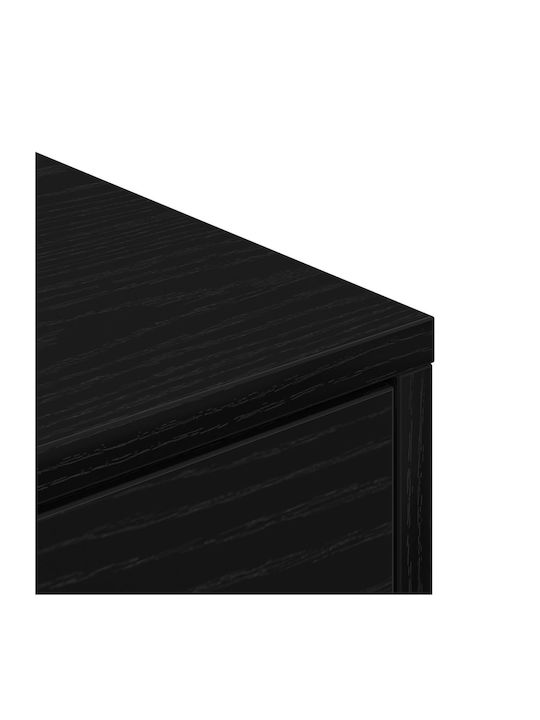 Wooden Shoe Organizer Black 60x35x84cm