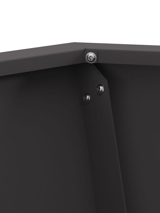 vidaXL Τζάκι Εσωτερικού Χώρου Μεταλλικό 50x50x40cm