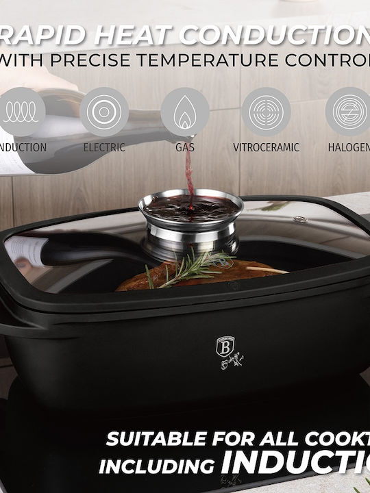Berlinger Haus Γάστρα Ορθογώνια από Χυτό Αλουμίνιο 21cm 6lt