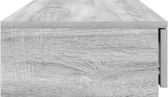 vidaXL Bed Drawer made of Wood Gray 100x36.5x16.5cm