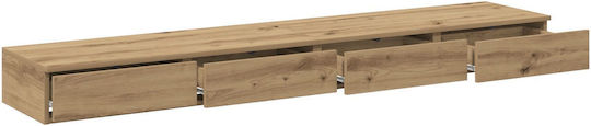 vidaXL Holzbettschublade Braune 180x36,5x16,5cm