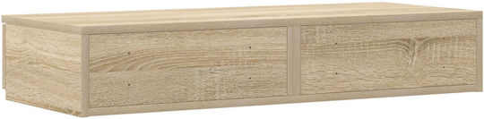 vidaXL Bettkasten aus Holz Oaks 80x36.5x16.5cm