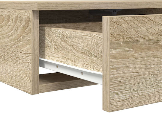 vidaXL Bettkasten aus Holz Oaks 80x36.5x16.5cm