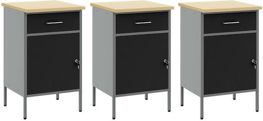 vidaXL Bancă Rezistență 150kg 55x200x150cm 8buc 3321432